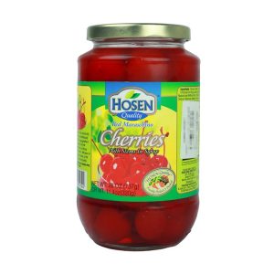 Hosen Quality Cherries With Stems in Syrup 320 gm
