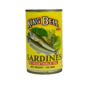 King Bell Sardine in Vegetable Oil 155 gm