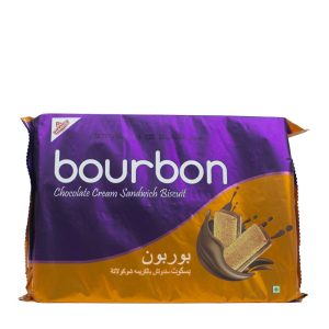 Haque Bourbon Chocolate Cream Sandwich Biscuit 216 gm