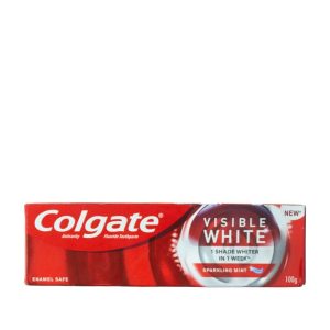 Colgate Toothpaste Visible White Sparkling Mint 100gm