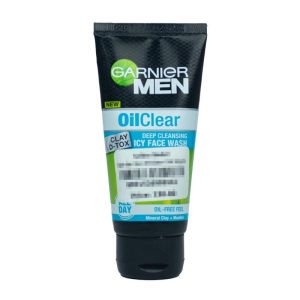 Garnier Men Oil Clear Clay D-Tox Icy Facewash 100gm
