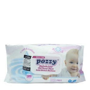 Pozzy Baby Wet Towel Wipes 120pcs